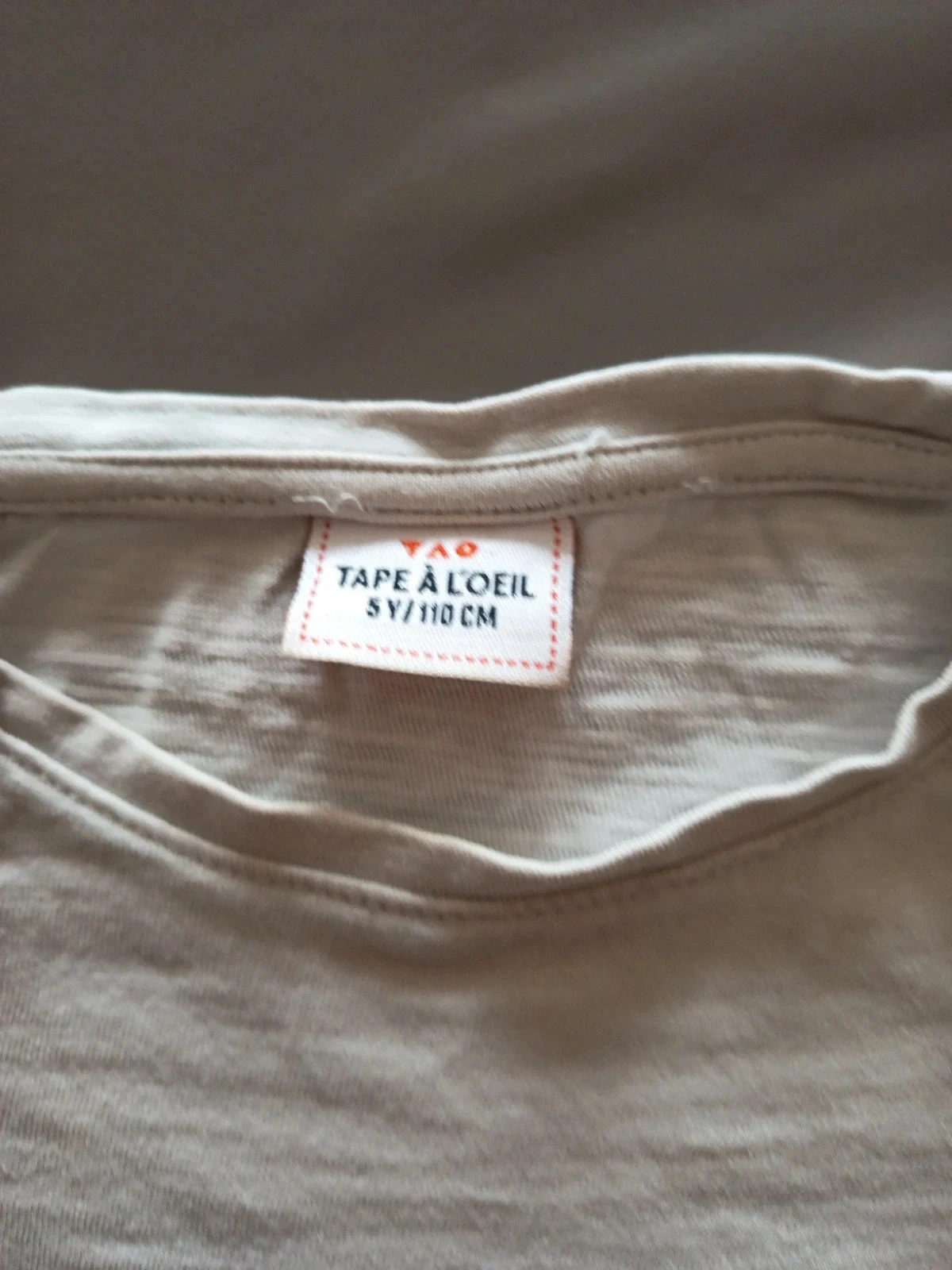 T-shirt geef me een glimlach beige – photo 3